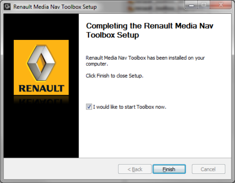Renault media nav toolbox